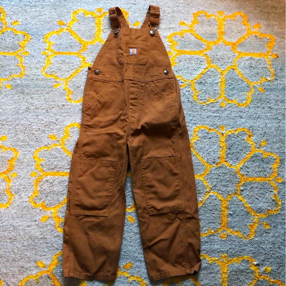 Carhartt size 4T overall bibs.